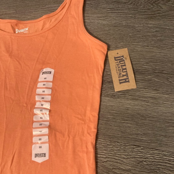 NWT Duluth Trading Co XXS Orange Tank Top - Picture 6 of 11